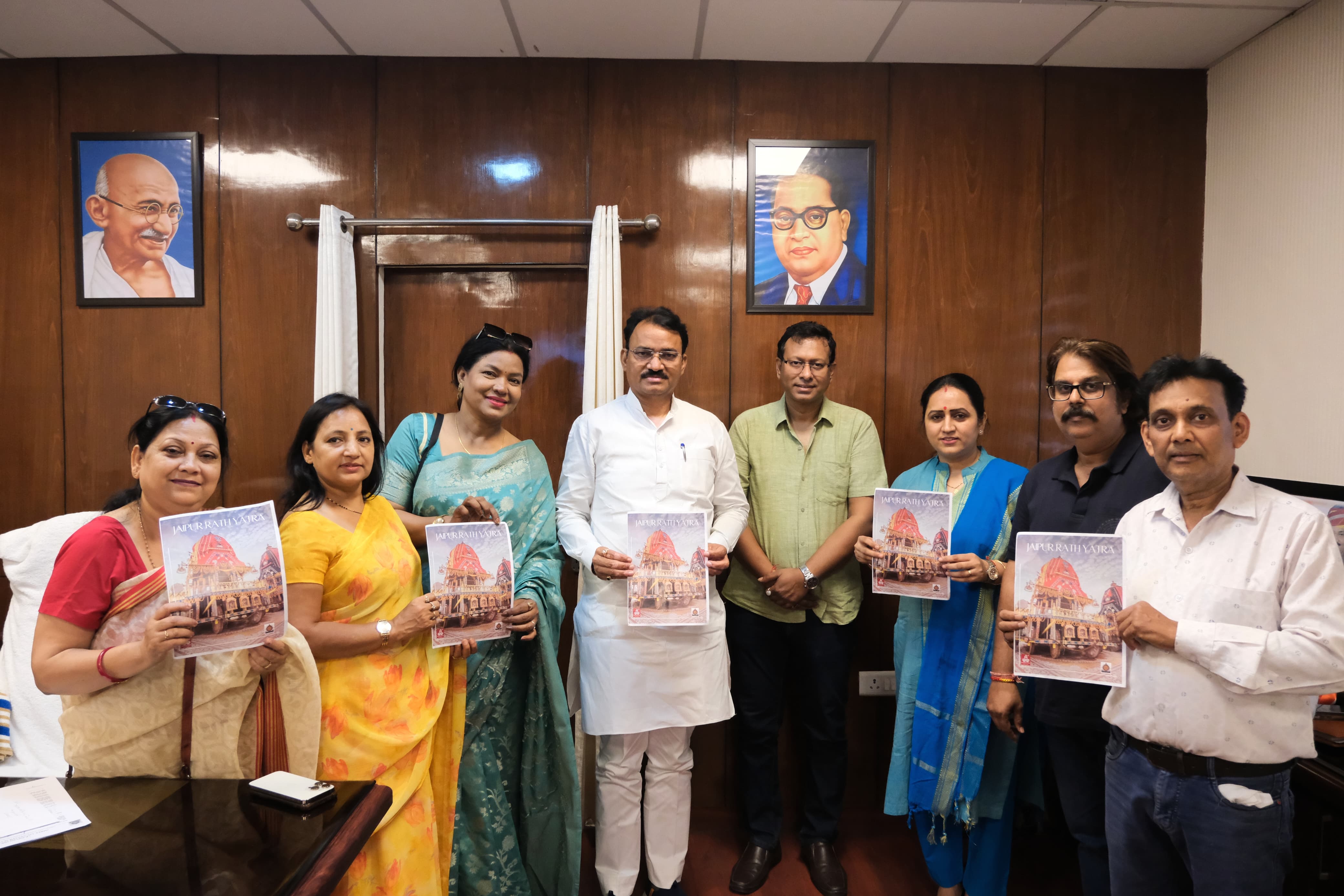 Rajasthan Deputy CM Unveils Jaipur Rath Yatra Poster